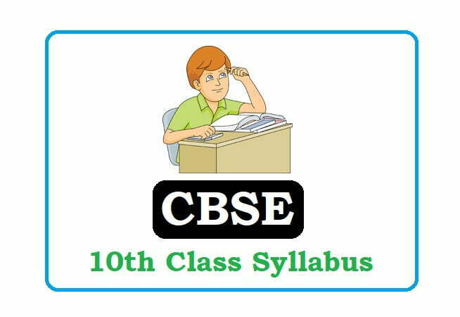 CBSE 10th Class Syllabus 2024, CBSE 10th Syllabus 2024, CBSE Syllabus 2024