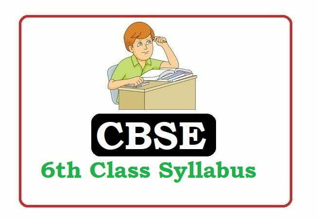 CBSE 6th Class Syllabus 2024, CBSE  Syllabus 2024, CBSE 6th Syllabus 2024