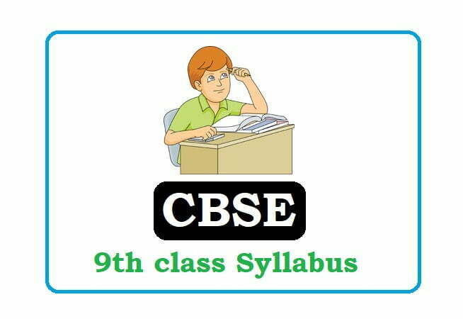 CBSE 9th Class Syllabus 2023, CBSE 9th Syllabus 2023, CBSE Syllabus 2023