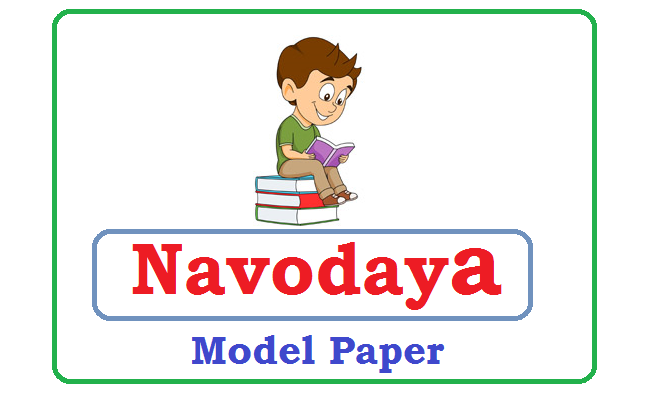 Navodaya Question Paper 2024, JNVST Model Paper 2024